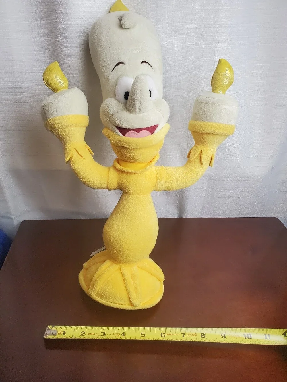 Disney Store Beauty & the Beast Lumiere Candle Plush  17